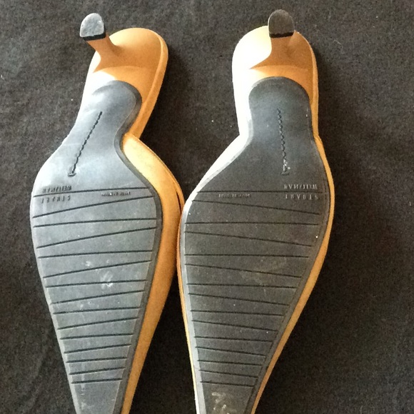 Stuart Weizmann Suede Mules Size 8 N - Picture 6 of 7